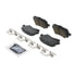 ZD1108 by WAGNER - QuickStop Ceramic Disc Brake Pad Set