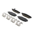 ZD1114 by WAGNER - QuickStop Ceramic Disc Brake Pad Set