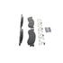 ZD1158 by WAGNER - QuickStop Ceramic Disc Brake Pad Set