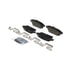 ZD1161 by WAGNER - QuickStop Ceramic Disc Brake Pad Set