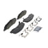 ZD1159 by WAGNER - QuickStop Ceramic Disc Brake Pad Set
