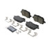 ZD1160 by WAGNER - QuickStop Ceramic Disc Brake Pad Set