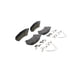 ZD1164 by WAGNER - QuickStop Ceramic Disc Brake Pad Set