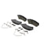 ZD1164 by WAGNER - QuickStop Ceramic Disc Brake Pad Set