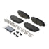 ZD1184A by WAGNER - QuickStop Ceramic Disc Brake Pad Set