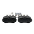 ZD1258 by WAGNER - QuickStop Ceramic Disc Brake Pad Set