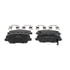 ZD1284 by WAGNER - QuickStop Ceramic Disc Brake Pad Set