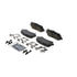 ZD1281 by WAGNER - QuickStop Ceramic Disc Brake Pad Set