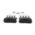 ZD1293 by WAGNER - QuickStop Ceramic Disc Brake Pad Set