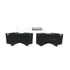 ZD1303 by WAGNER - QuickStop Ceramic Disc Brake Pad Set