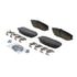 ZD1304 by WAGNER - QuickStop Ceramic Disc Brake Pad Set