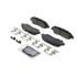 ZD1325 by WAGNER - QuickStop Ceramic Disc Brake Pad Set