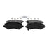 ZD1327 by WAGNER - QuickStop Ceramic Disc Brake Pad Set