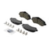 ZD1327 by WAGNER - QuickStop Ceramic Disc Brake Pad Set