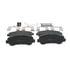 ZD1338 by WAGNER - QuickStop Ceramic Disc Brake Pad Set