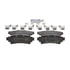 ZD1391 by WAGNER - QuickStop Ceramic Disc Brake Pad Set