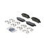 ZD1393 by WAGNER - QuickStop Ceramic Disc Brake Pad Set