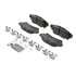 ZD1391 by WAGNER - QuickStop Ceramic Disc Brake Pad Set