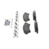 ZD1391 by WAGNER - QuickStop Ceramic Disc Brake Pad Set