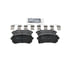 ZD1398 by WAGNER - QuickStop Ceramic Disc Brake Pad Set