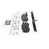 ZD1421 by WAGNER - QuickStop Ceramic Disc Brake Pad Set