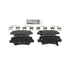 ZD1445 by WAGNER - QuickStop Ceramic Disc Brake Pad Set