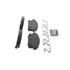 ZD1467 by WAGNER - QuickStop Ceramic Disc Brake Pad Set