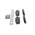 ZD1468 by WAGNER - QuickStop Ceramic Disc Brake Pad Set