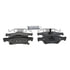 ZD1498 by WAGNER - QuickStop Ceramic Disc Brake Pad Set