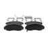 ZD1506 by WAGNER - QuickStop Ceramic Disc Brake Pad Set