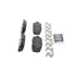 ZD1468 by WAGNER - QuickStop Ceramic Disc Brake Pad Set