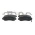 ZD1521 by WAGNER - QuickStop Ceramic Disc Brake Pad Set