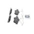 ZD1564 by WAGNER - QuickStop Ceramic Disc Brake Pad Set