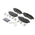 ZD1578 by WAGNER - QuickStop Ceramic Disc Brake Pad Set