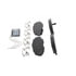 ZD1578 by WAGNER - QuickStop Ceramic Disc Brake Pad Set