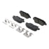 ZD1594 by WAGNER - QuickStop Ceramic Disc Brake Pad Set