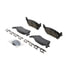 ZD1602 by WAGNER - QuickStop Ceramic Disc Brake Pad Set