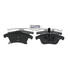 ZD1653 by WAGNER - QuickStop Ceramic Disc Brake Pad Set