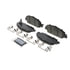 ZD1654 by WAGNER - QuickStop Ceramic Disc Brake Pad Set