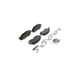 ZD1650 by WAGNER - QuickStop Ceramic Disc Brake Pad Set