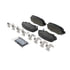 ZD1734 by WAGNER - QuickStop Ceramic Disc Brake Pad Set