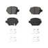 Wagner ZD2168 Disc Brake Pad Set QS Ceramic Brake Pads