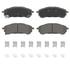 ZD2208 by WAGNER - CERAMIC BRAKE PADS