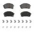 ZD2208 by WAGNER - CERAMIC BRAKE PADS