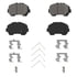 Wagner ZD2243 Disc Brake Pad Set QS Ceramic Brake Pads