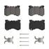 ZD2407A by WAGNER - QS Ceramic Brake Pads