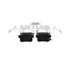 ZD537 by WAGNER - Disc Brake Pad Set - Rear, Ceramic, with HDWR