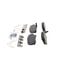 ZD562 by WAGNER - QuickStop Ceramic Disc Brake Pad Set