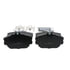 ZD598 by WAGNER - QuickStop Ceramic Disc Brake Pad Set