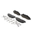 ZD679 by WAGNER - QuickStop Ceramic Disc Brake Pad Set